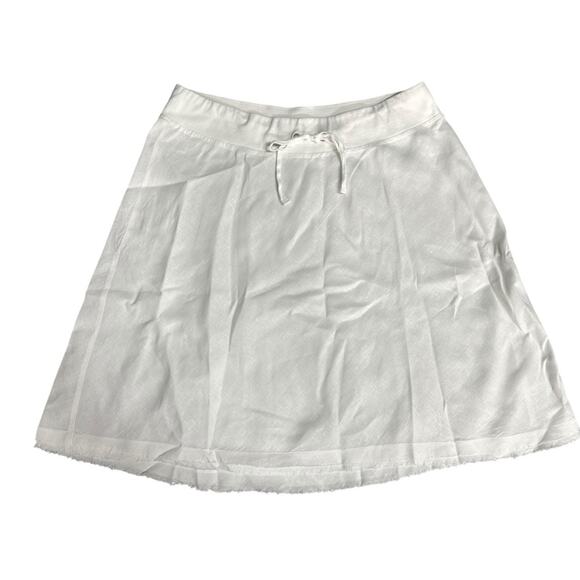 Eileen Fisher Organic Linen Drawstring A-Line Skirt Size Large - Picture 1 of 7